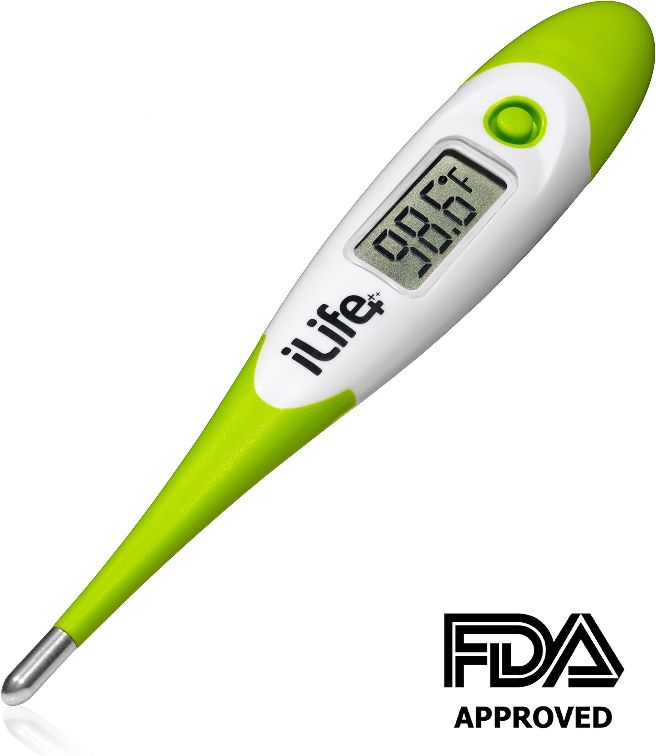 FDA Approved Clinical Digital Baby Thermometer provides Rapid Reading To Monitor Fever Temperature For Oral Rectal & Underarm Perfect for Baby Children & Adult Non Mercury