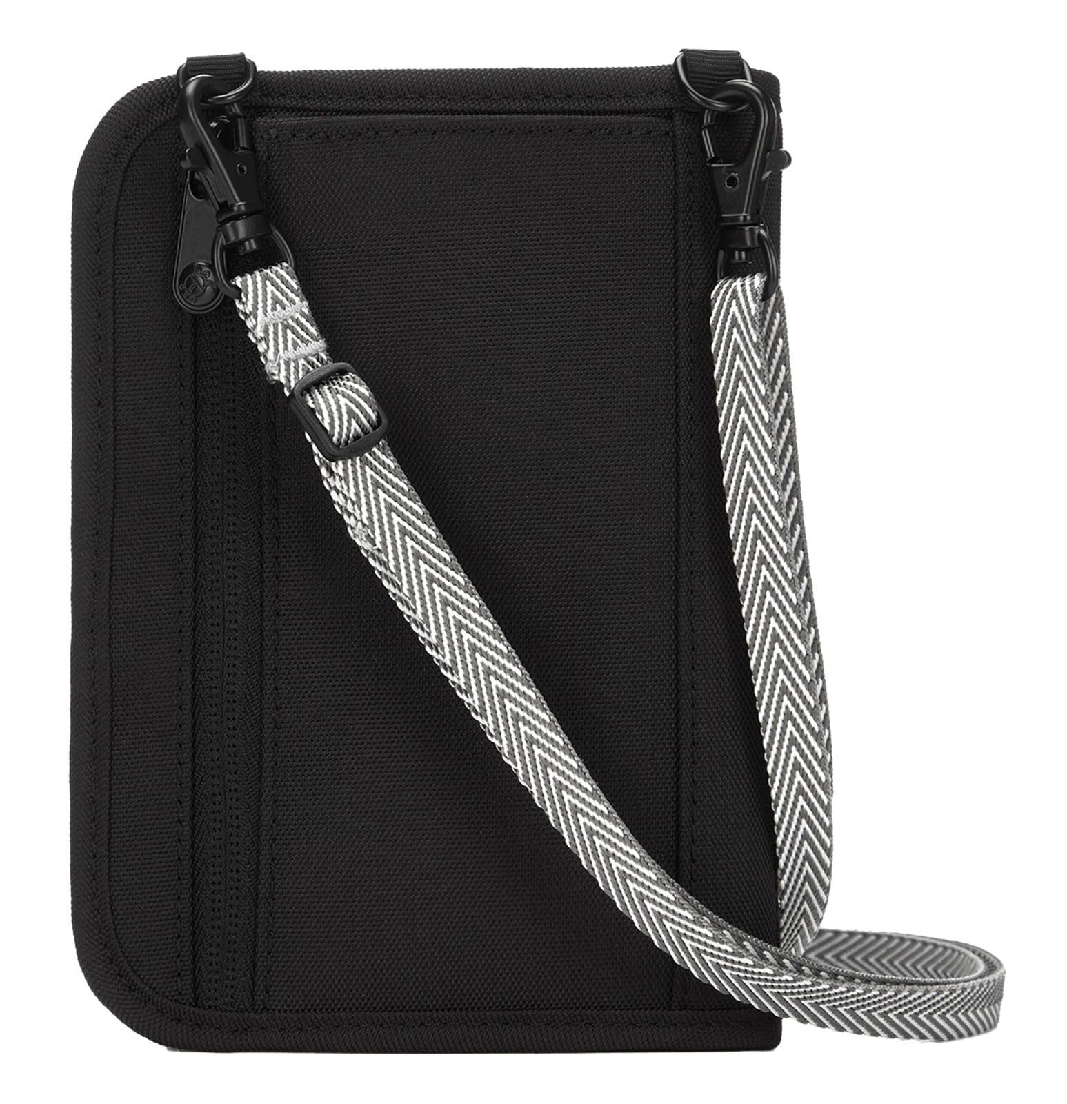 Pacsafe Rfidsafe V150 Anti-theft Blocking Compact Passport Wallet, Black