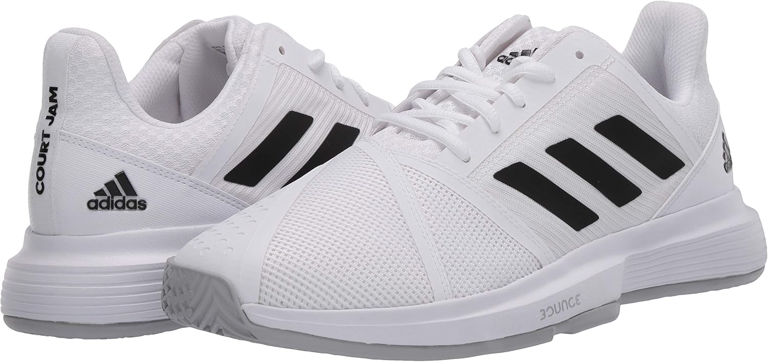 adidas men's courtjam bounce tennis shoes