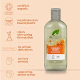 Dr Organic Manuka Honey Shampoo Restoring Dry Hair 265ml COSMOS Organic view 3