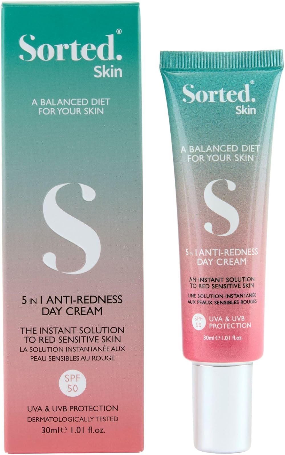 S Sorted Sorted Skin 5 in 1 Anti-Redness CC Cream SPF50 30ml