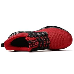 wanhee Running Shoes for Men Sneakers Red Size 12