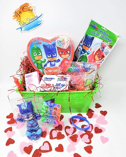 boy valentine gift basket