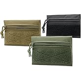 Qavctw 3 Pack Tool Pouch Zipper Bag Tactical Utility Pouches with Hook and Loop Multipurpose Storage Organizer Tool Pouches