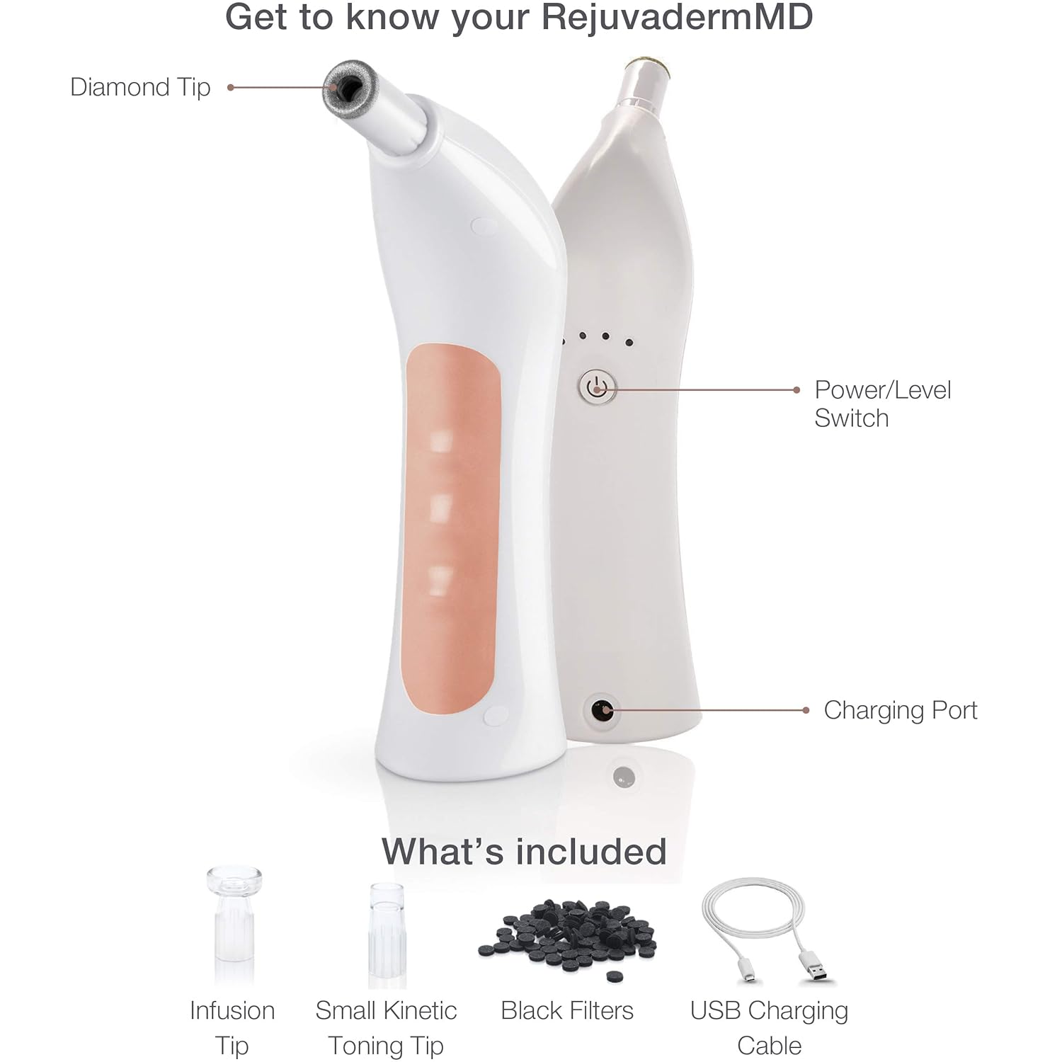 Trophy Skin RejuvadermMD - Microdermabrasion Machine On-The-Go: Beauty