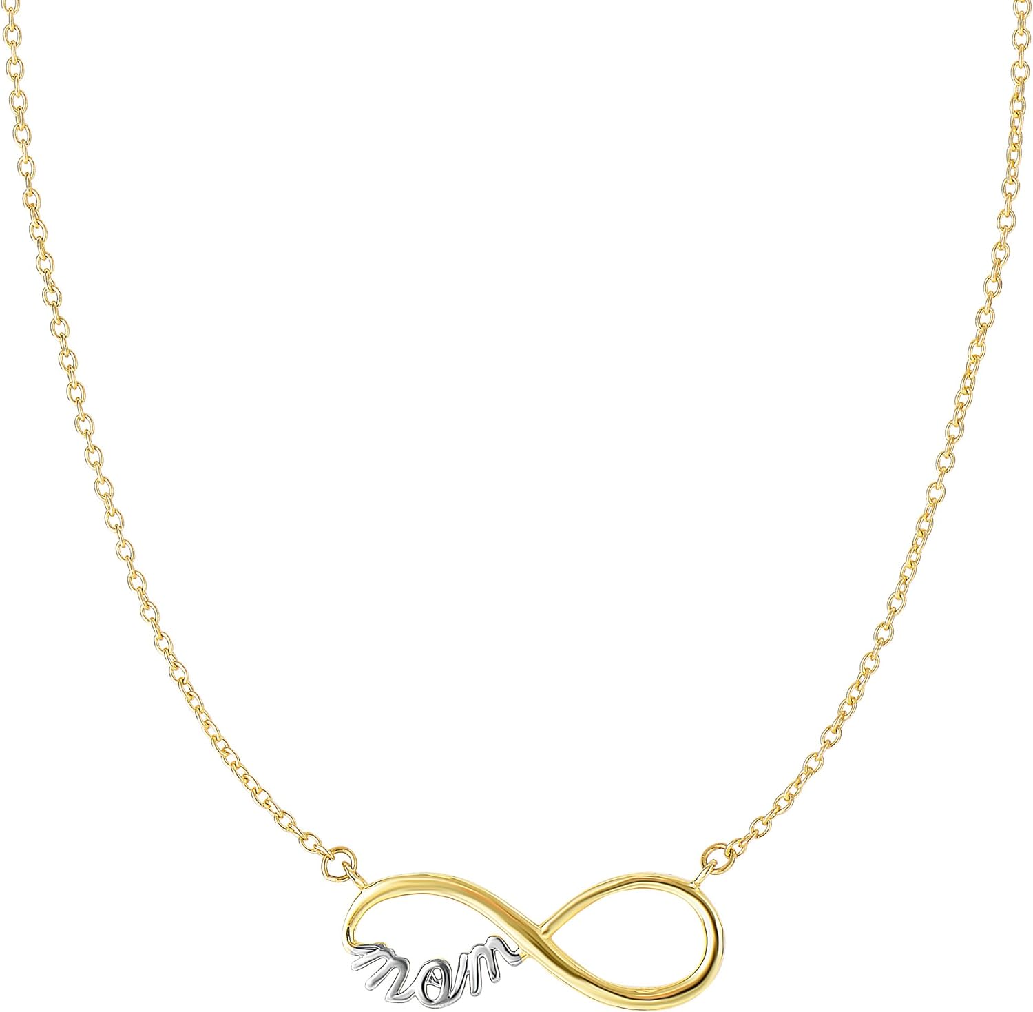 mom script necklace