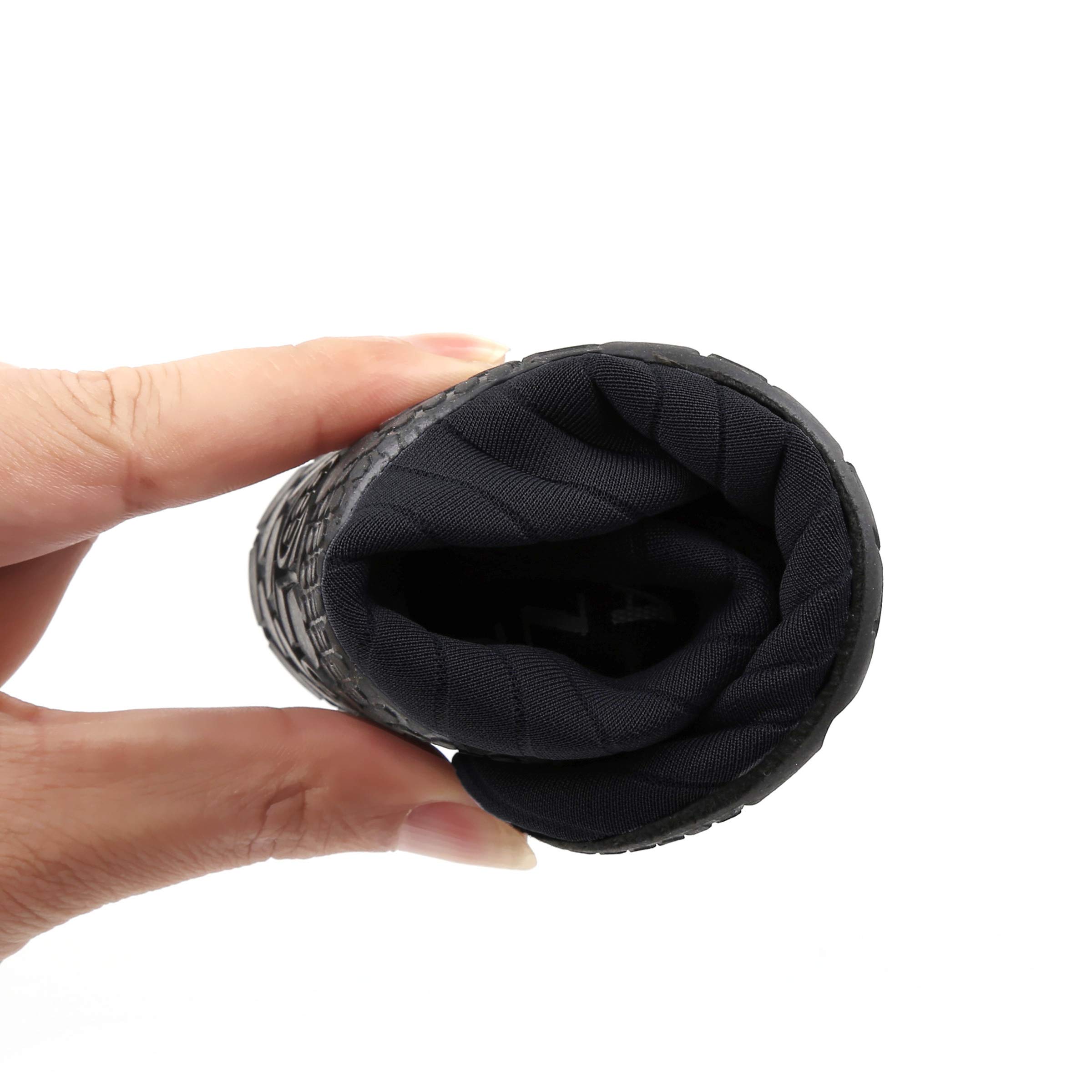 KARAZZO Mens Womens Water Shoes Aqua Shoes Socks Quick-Dry Lightweight Barefoot Shoes,Black-TW,Women 9.5-10/Men 8.5-9 M US