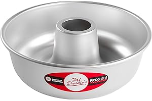 Fat Daddio's RMP-9 Anodized Aluminum Ring Mold Pan, 9 x 2 3/4 Inch, Silver