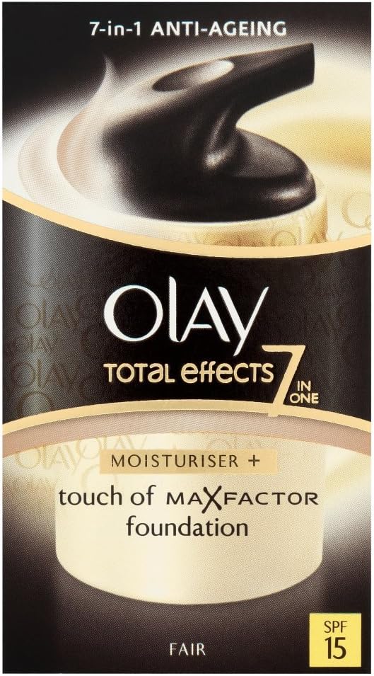 Olay Total Effects Touch of Max Factor Foundation SPF15 Moisturiser 37 ml - Fair