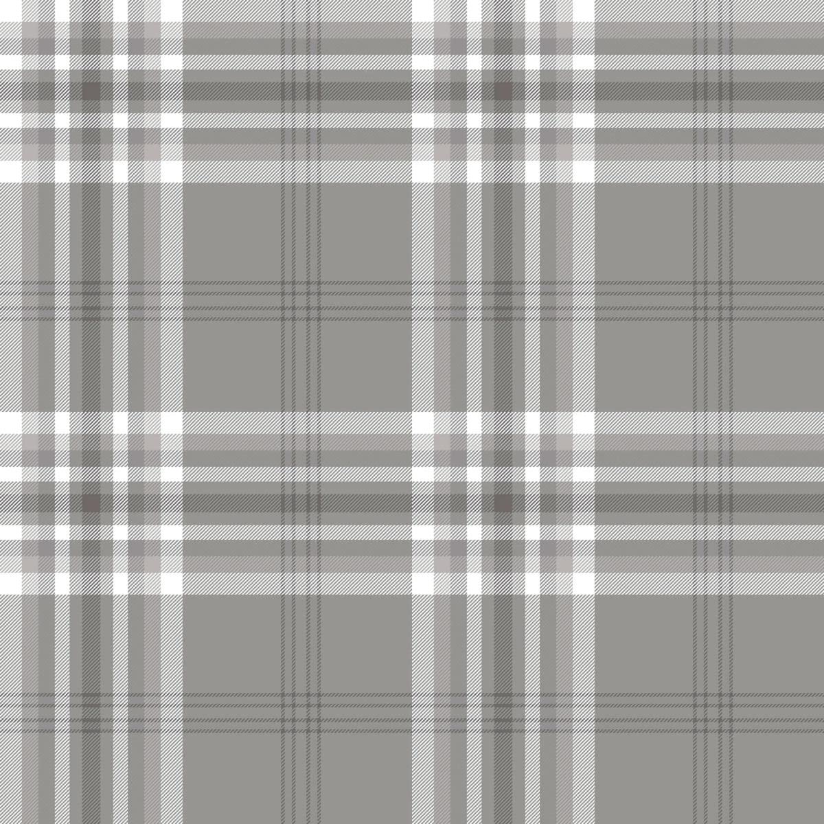 Catherine Lansfield Kelso Check Wallpaper Natural