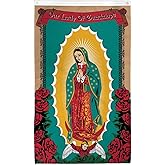3x5FT Our Lady of Guadalupe Flag Roses Cherubim Virgin Mary Catholic Latin Decor