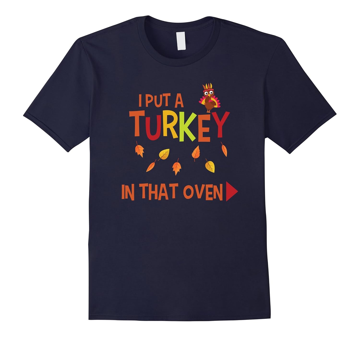 Mens Thanksgiving Pregnancy Announcement Reveal T Shirt-ANZ