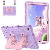 Fintie Kid-Friendly Case for Samsung Galaxy Tab A11+/A9+ 11'', Purple | Rugged Shockproof Case, Kickstand & Shoulder Strap, A