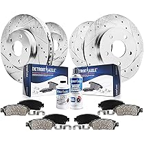 10-Piece Front & Rear Brake Rotors And Pads Kit For 2008-2017 Honda Accord