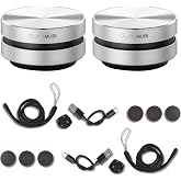 Docooler Upgraded Wireless BT Mini Speaker Bone Conduction Wireless, Stereo Bass Sound Creative Portable Speaker Mini Size Music Player Built-in Mic Sound Box for Home,Outdoor,Travel（1 Pack/2 Packs）