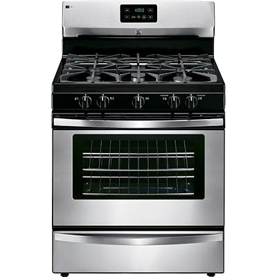 Kenmore 2273433 4.2 Cu. Ft. Freestanding Gas Range, Stainless Steel