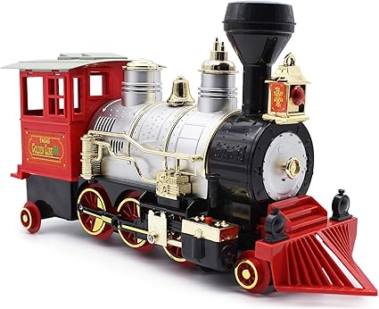 Dollox Train Toy with Steam Locomotive 