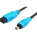 CPO 2 m FireWire 800 Cable 9 - 4 Pin - Black and Blue