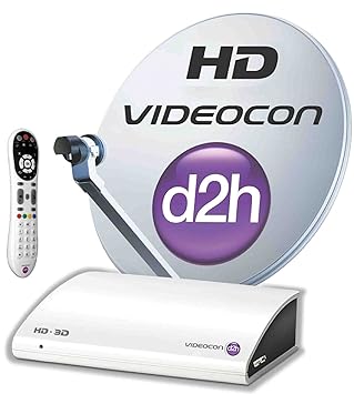 Videocon d2h HD Digital Set Top Box with 1 Month Gold Sports HD Free