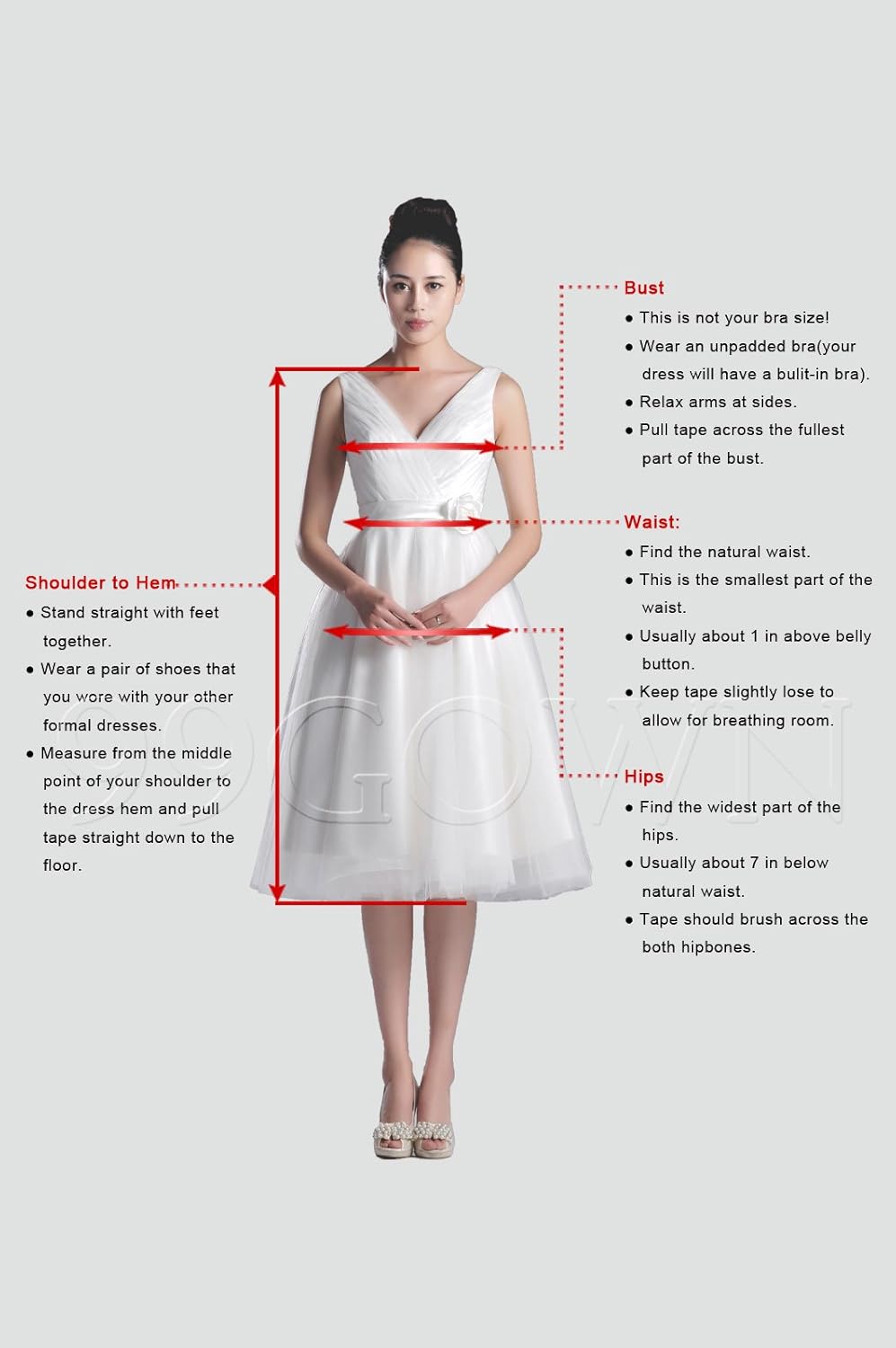 Wedding Dresses V-Neck Bridal Gowns Simple A-line Tea Length Wedding Dress Bride Short at Women’s Clothing store