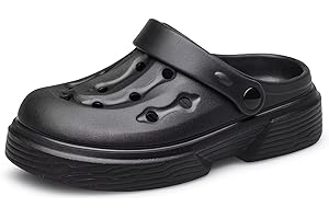 UUYOUNI Children Clogs Kids Garden Shoes Beach Slippers Sandals Slides Boys Girls Quick-Drying
