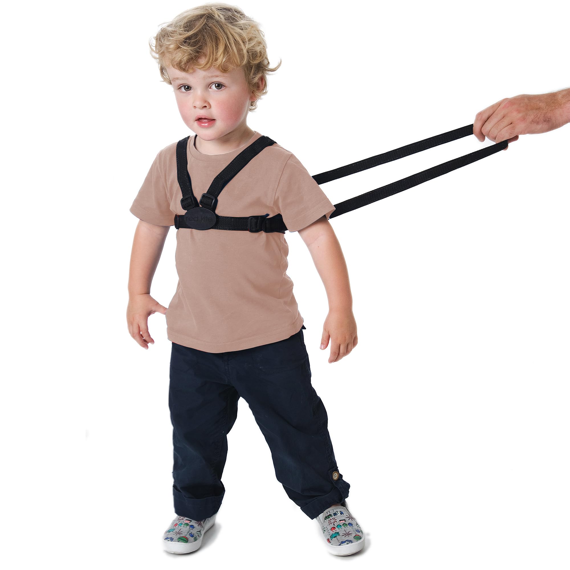 Red Kite Harness with Walking Rein (Black)