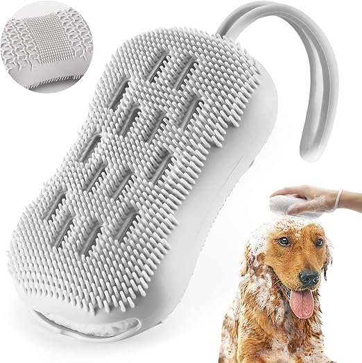 silicone dog brush