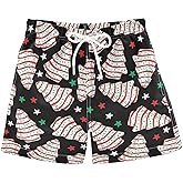Ice Cream Boy Swim Trunks Waffle Or Cone Quick Dry Bathing Suit Swimsuit,Toddler Beach Board Shorts 2-16Years