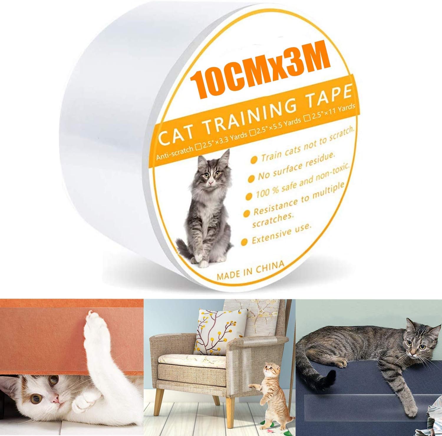 double sided tape for cat scratching