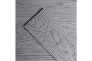 GreenFullHouse Vinyl Flooring Peel and Stick Floor Tile 2.0mm Thick 36Planks Laminate Flooring for DIY Floor Home Decor Living Room Bedroom Bathroom Kitchen(54Sq.ft, Washed Grey)