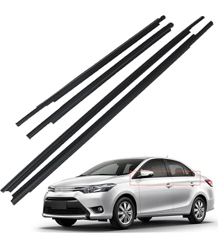 Front Left Door Rubber Weatherstrip Seal For Toyota Camry ACV40 (2008-2011) – Matte Black, 1-Year Warranty