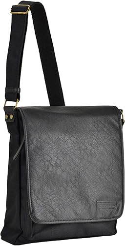 Amazon ショルダーバッグ メンズ レディース 斜めがけ 大人 ブランド ソフト 大きめ 縦型 カブセ Cwh07 30 黒 F Cross World クロス ワールド ショルダーバッグ