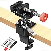 ArtyMaster 360&deg; Rotating Mini Bench Vise with Quick-Release Ratchet Wrench, 2.48" General-Purpose Table Vise for Woodworking, Metalworking, Modeling, Mini Vice Clamp for Small Projects WT104C