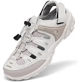 Mishansha Men's Women's Hiking Sandals, Closed Toe Outdoor Water Sandals with Adjustable Strap, Non Slip Sport Sandal for Trail Beach Travel