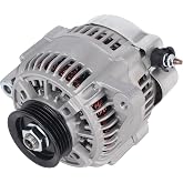 KUSATEC 31100P3F013 Alternator, 12V 90A 4-Groove Pulley CW, Fit for Honda | Compatible with Honda CR-V 1997-2001