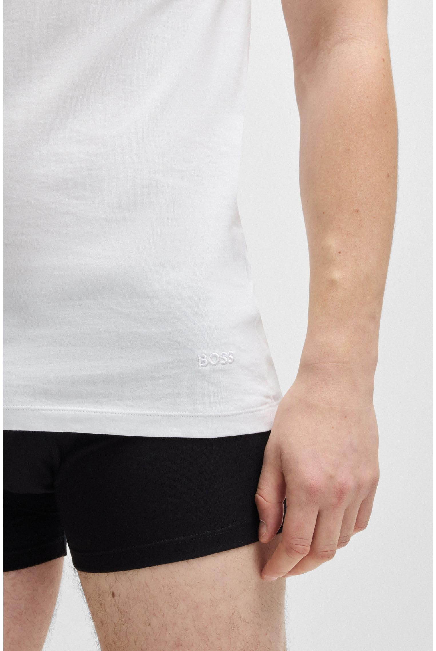 BOSS Herren 3p Co Tank Top, New - White100, L EU 5