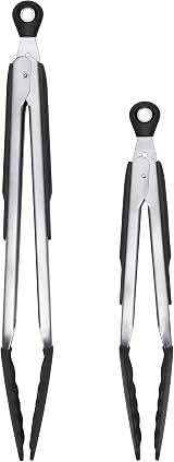 OXO Good Grips Locking Tongs with Silicone Heads 30cm Black view 7