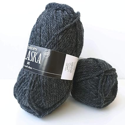Amazon Com 100 Wool Worsted Yarn Drops Alaska 1 8 Oz Ball