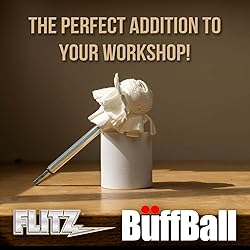 Flitz Buff Ball w/ 1.76oz Metal Polish Paste - 2in
