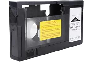 VHS C to VHS Cassette Adapter,VHS C Cassette Adapter for S VHS C and for S VHS Tapes,for VHS C and for VHS Tapes,Etc,Not Comp
