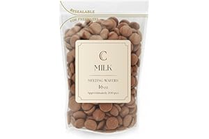 KIDU Merckens Chocolate Melting Wafers Bulk Bag Perfect For Dipping, Deserts, Baking And More (1 Pound, Milk)