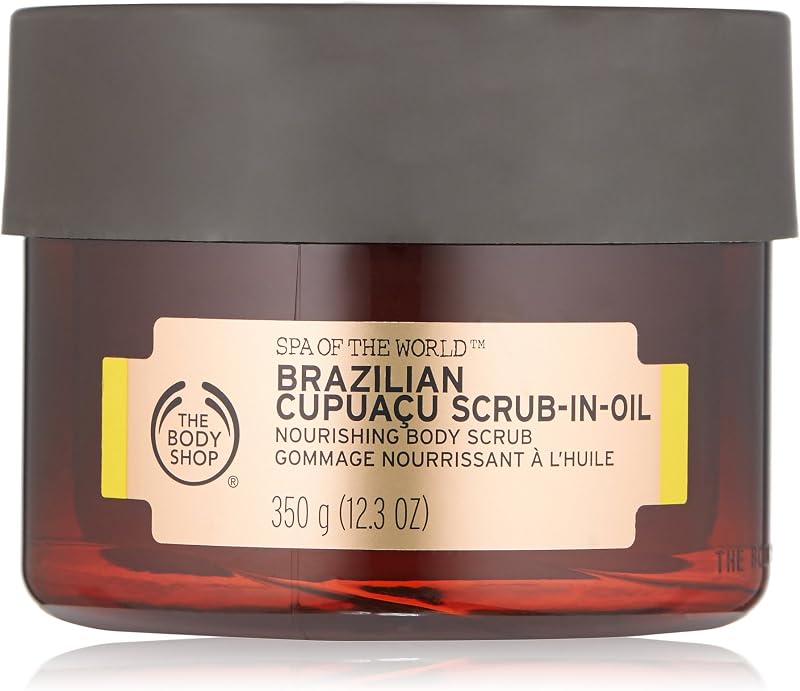 The Body Shop Brazilian Cupuacu Scrub-In-Oil Nourishing Body Scrub 350g Spa of