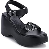 Karl Lagerfeld Paris womens Kiana Wedge Sandal