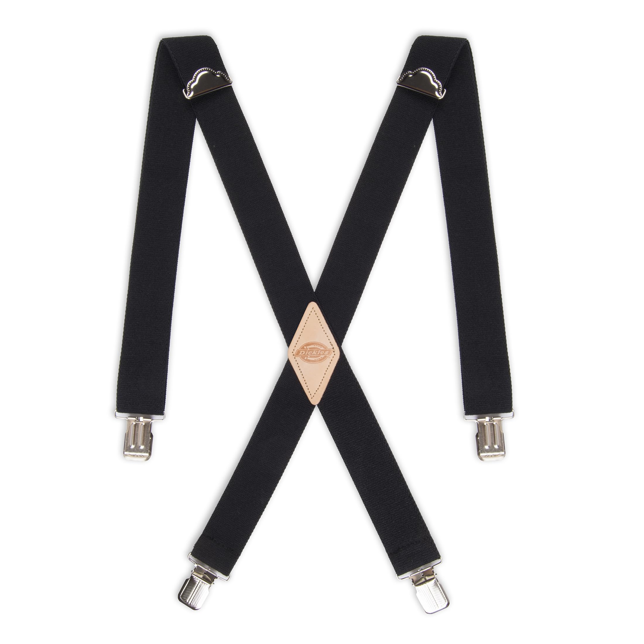 Men's Suspenders 1.4" Wide Adjustable Elastic X Back Style Suspenders With Strong Metal Clips