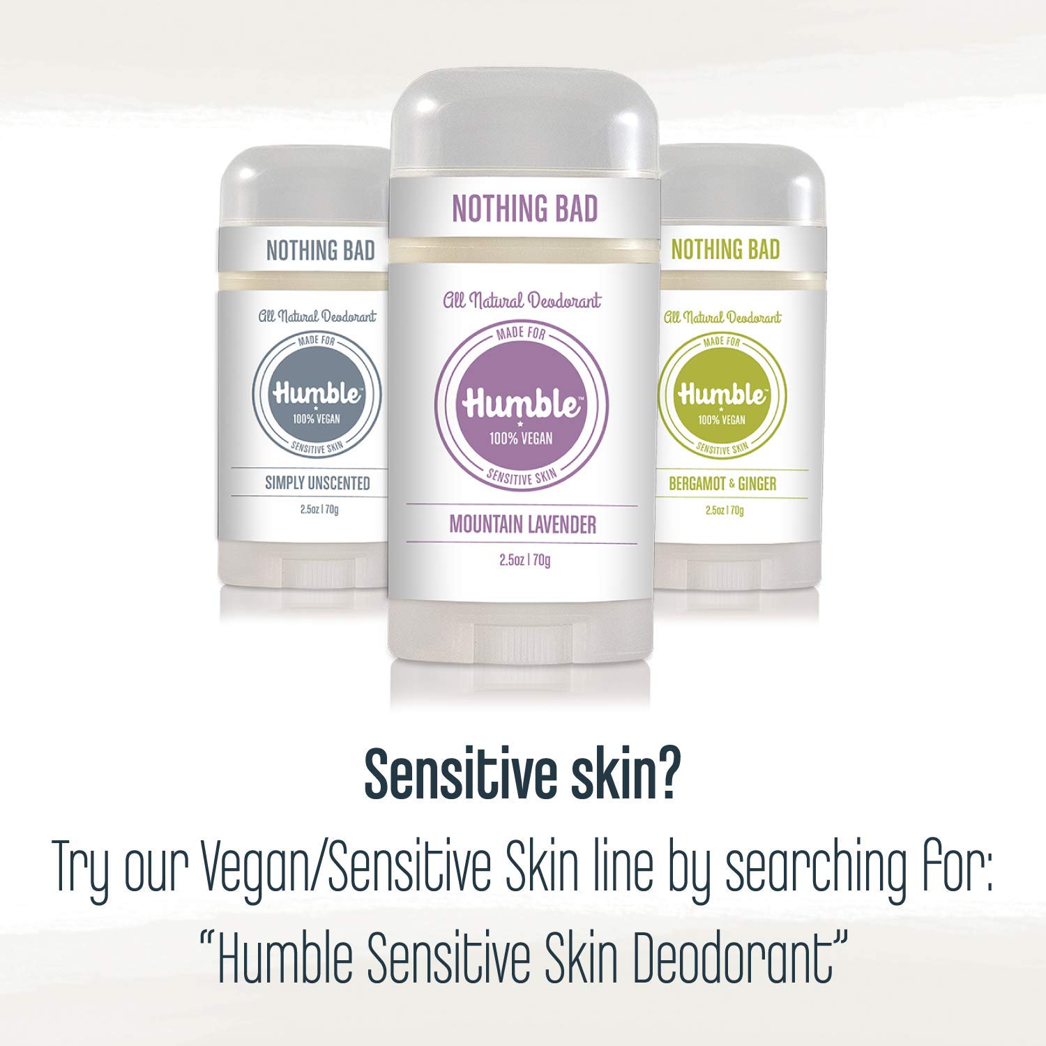 Humble Brands All Natural Aluminum Free Deodorant Stick For Women And Men Lasts All Day Safe And Certified Cruelty Free Mountain Lavender Pack Of