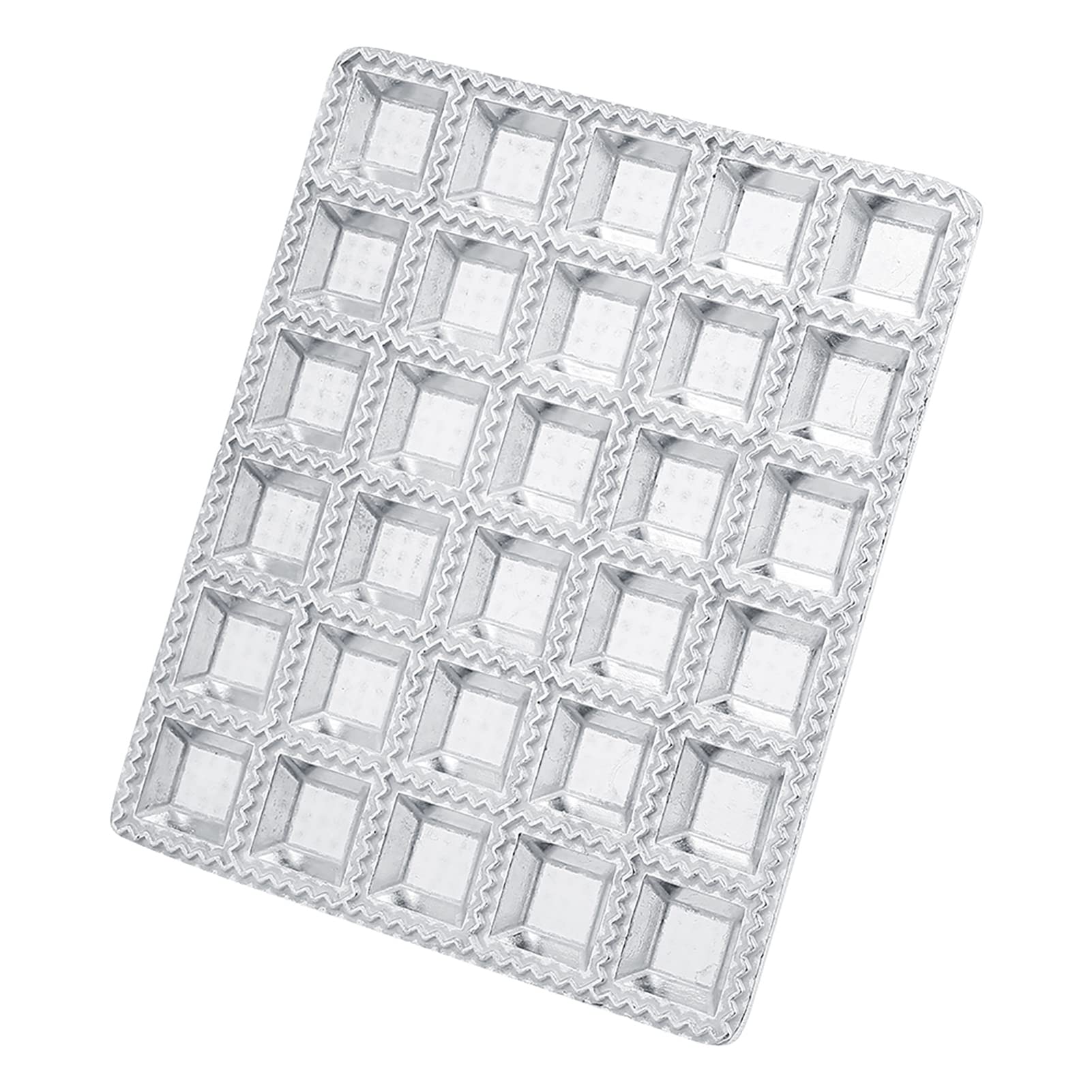 Dumpling Ravioli Mould, Stainless Steel Dumpling Pastry Mould Maker for Home Kitchen Cooking Mini Squares Ravioli Maker