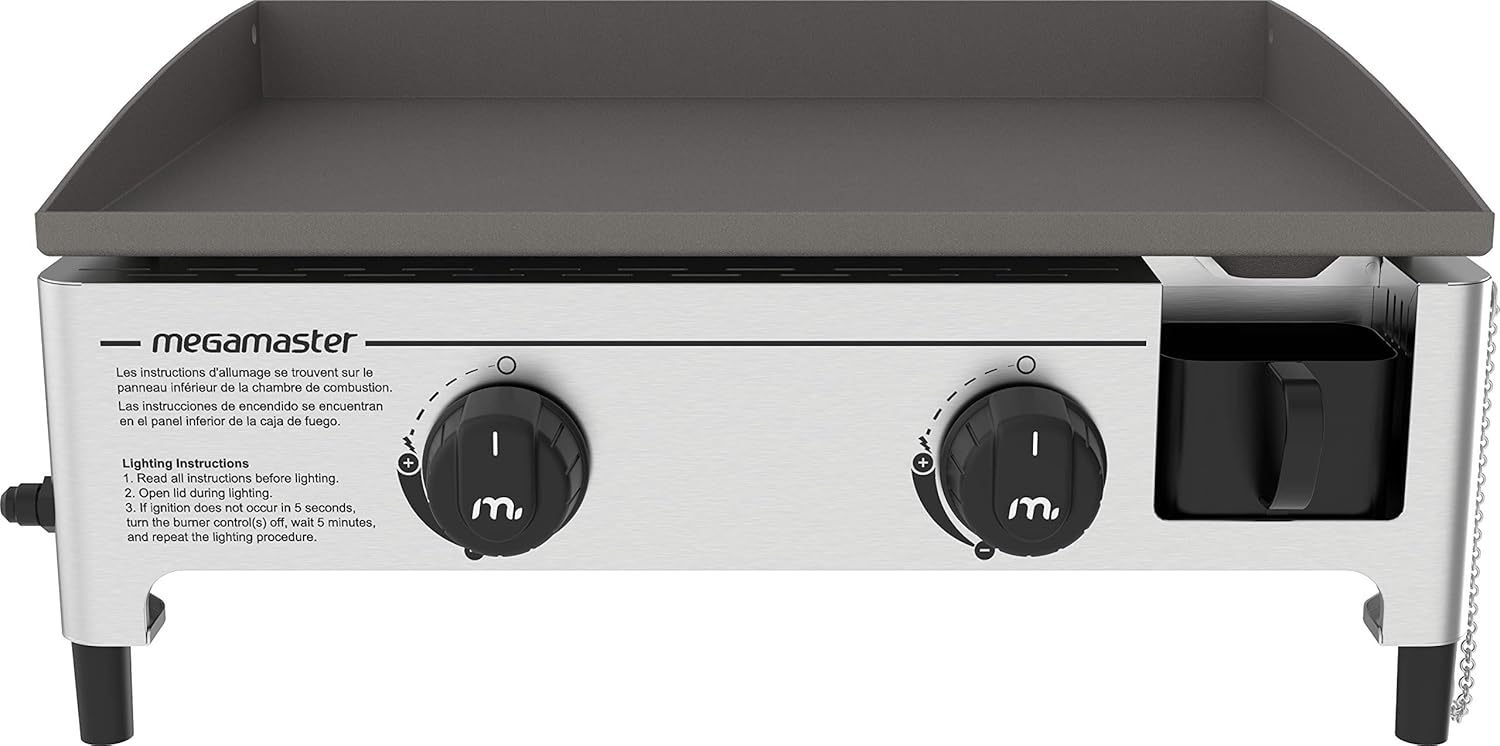 review Megamaster 820-0054F Propane Gas Grill, Silver and Black