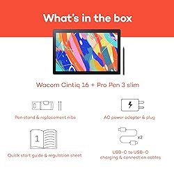 Wacom Cintiq 16 Drawing Tablet with Screen, 16 inch