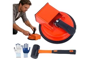 Floor Gap Fixer Tool Heavy Duty Suction Cup, Adjustable Height Setter Laminate Floor Gap Repair Kit for Vinyl Plank Hardwood 