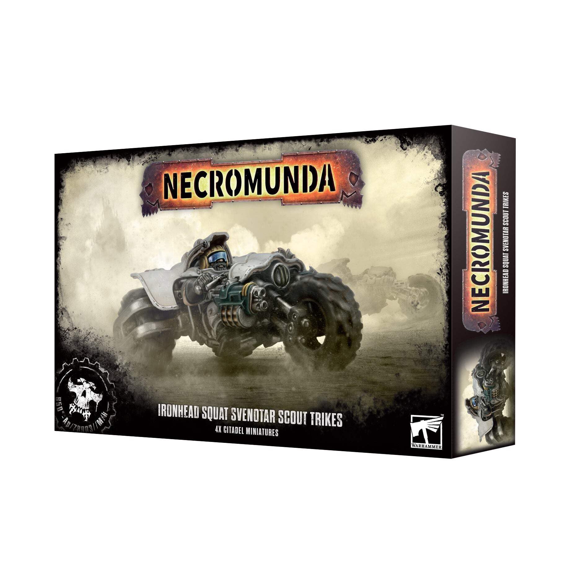 Games Workshop - Warhammer - Necromunda: Squats Svenotar Scout Trikes (Ironhead Squats)